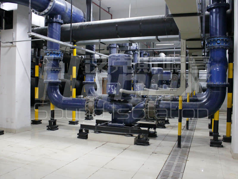 紹興市人民醫院冷凝機組減振降噪