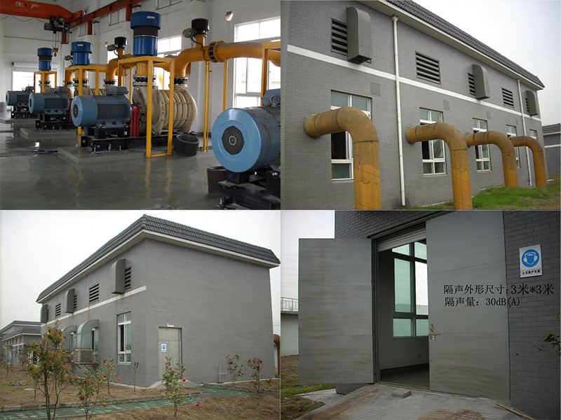 污水廠鼓風(fēng)機(jī)噪聲治理項目案例-富陽市靈橋污水處理廠